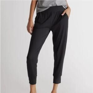 Quince Sz XS Modal Jersey Lounge Jogger Pants Black Loungewear Athleisure Comfy